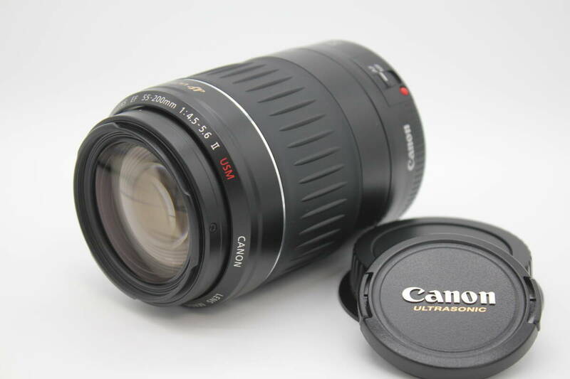 ★良品★ CANON キャノン ZOOM LENS EF 55-200mm F4.5-5.6 II USM　#525