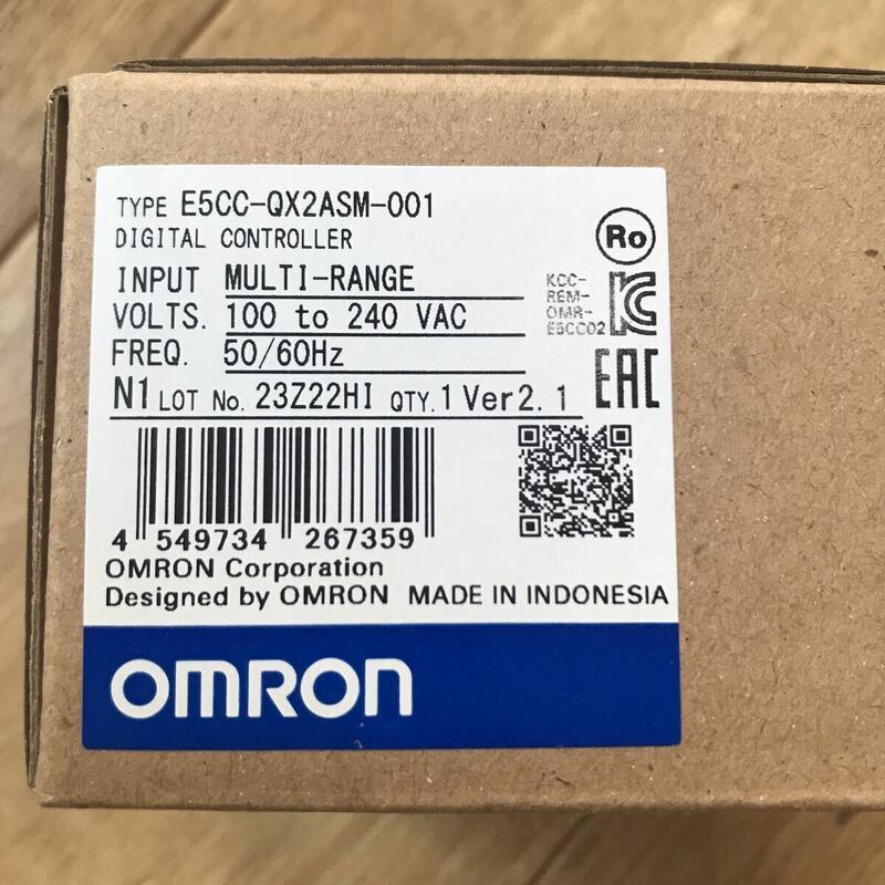 温度調節器 デジタル調節計 温調器 小型 E5CC-QX2ASM-001 OMRON オムロン 温度コントロール SSR駆動用電圧出力 温度制御 イベント入力