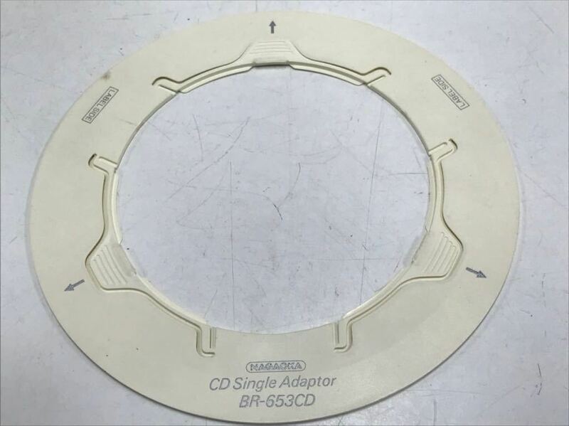 M 2310-3096 NAGAOKA CD Single Adaptor BR-653CD 再生動作確認済み　ネコポス発送予定