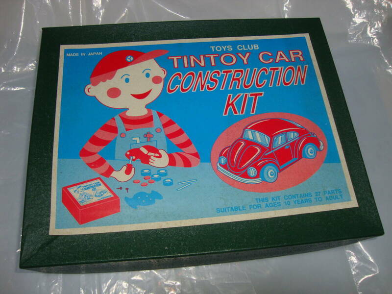 当時物　フォルクスワーゲン　ビートル　 TOYS CLUB TINTOY CAR CONSTRUCTION KIT トイズクラブ 組立式 昭和レトロ ヴィンテージ 当時物