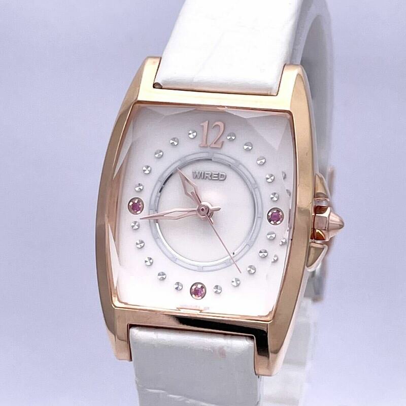 SEIKO セイコー WIRED ワイアード 1N01-0ME0 ダイヤモンドコレクション 腕時計 ウォッチ クォーツ quartz 金 ゴールド P346