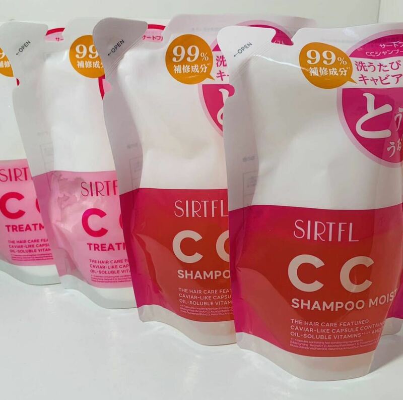 SIRTFL サートフル CC シャンプーモイスト つめかえ用 320ml 4個