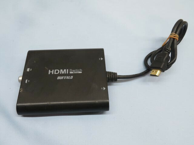 ■BUFFALO BSAK201 HDMI切替器 バッファロー HDMIスイッチ 2ポート USED 93501■！！