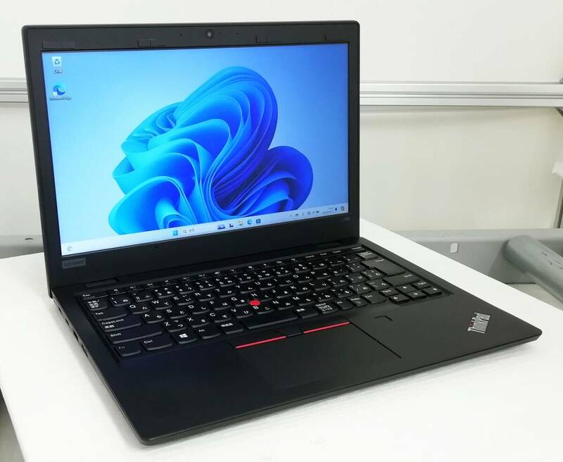 【訳あり】 Lenovo ThinkPad L390 Core i3 8145U メモリ16GB 新品SSD M.2 SATA256GB Win11 Pro 64bit 一部ひび割れ有 即納【H24041611】