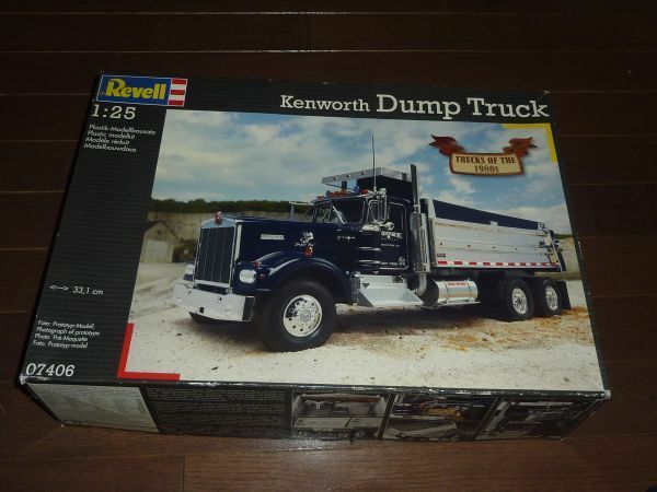超大型キット☆1/25　ケンワース ダンプトラック　レベル Revell Kenworth Dump Truck W900
