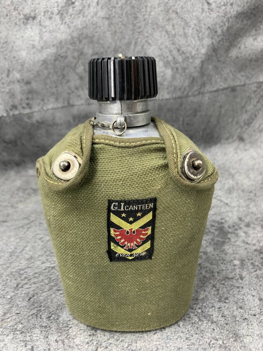 【 EVER NEW GI G.ICANTEEN 1.2L 水筒 】エバニュー キャンティーン レトロ キャンプ アウトドア