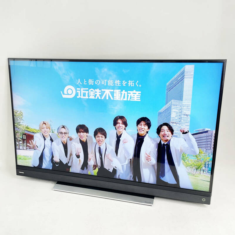 中古☆TOSHIBA 液晶テレビ 43BM620X REGZA BM 4Kチューナー内蔵 外付けHDD 43V型 Netflix リモコン付 動作良好★福岡市近郊配送5,500円～★