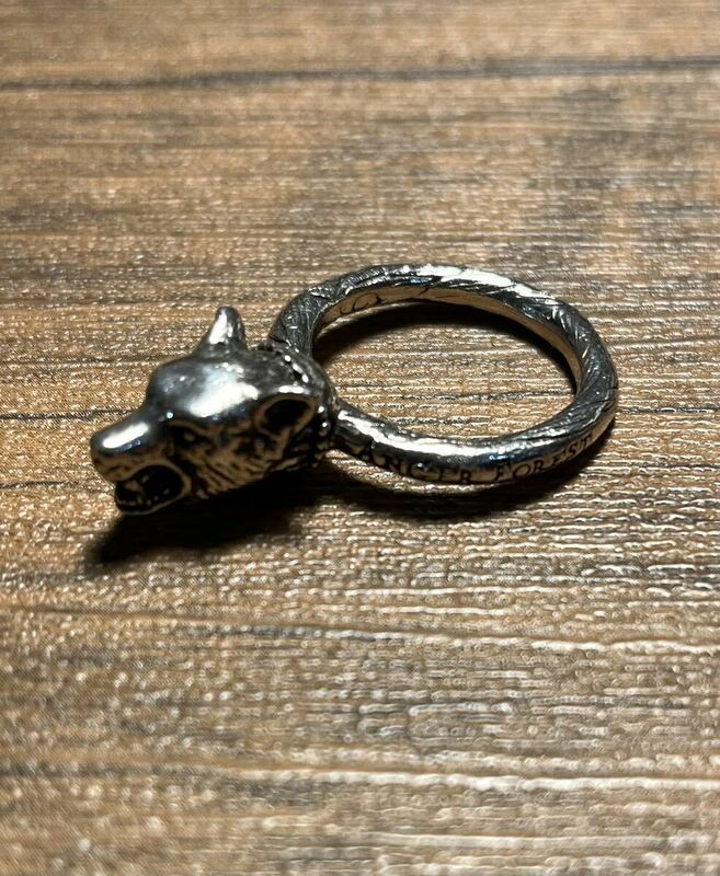 GUCCI グッチ ANGER FOREST アンガー フォレスト Wolf ウルフ 狼 リング SILVER 925 19〜20号