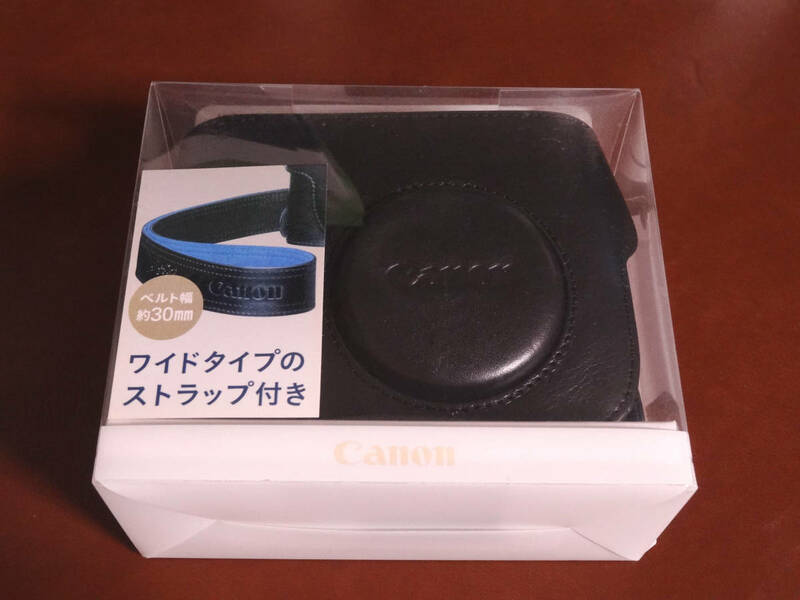 貴重・未使用品 Canon キャノン Powershot G15・G16 純正 本革 デジタルカメラケース ブラック PSC-G2BK ブラック