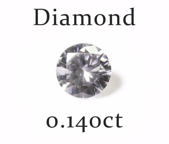 Y-32☆ルース ダイヤモンド 0.140ct（D/I-1/GOOD）日本宝石科学協会ソーティング付き