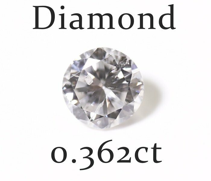 Y-27☆ルース ダイヤモンド 0.362ct（H/I-1/FAIR）日本宝石科学協会ソーティング付き