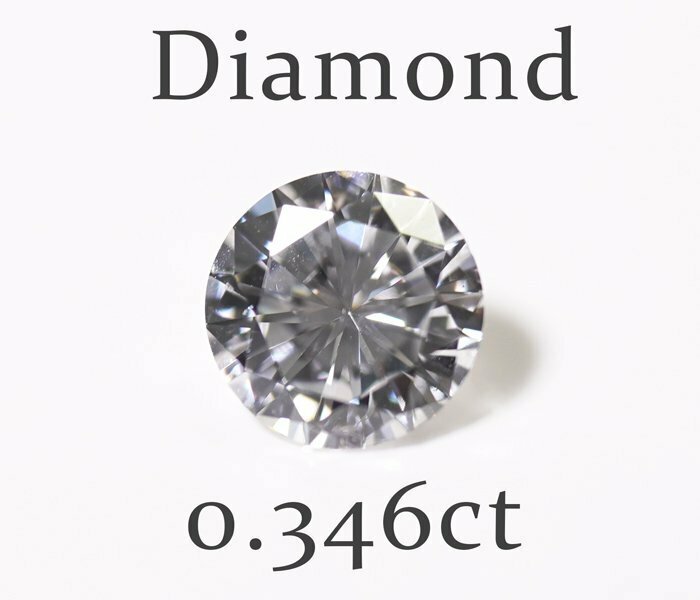 Y-54☆ルース ダイヤモンド 0.346ct（E/SI-1/GOOD）日本宝石科学協会ソーティング付き