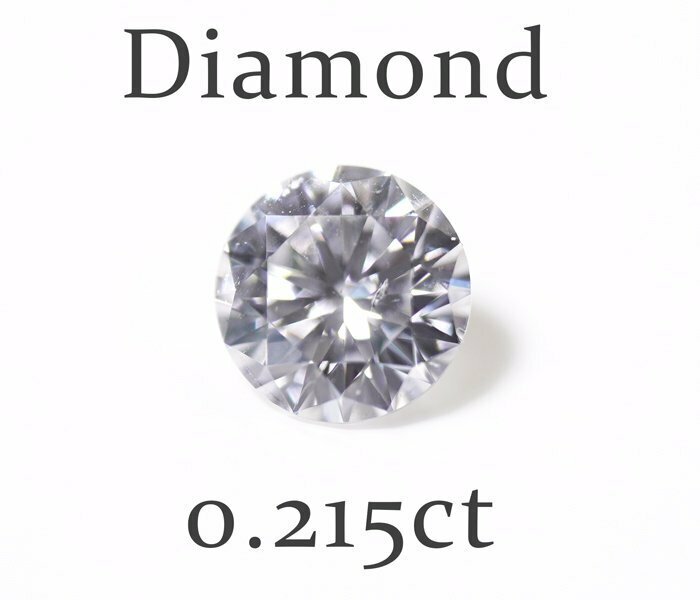 Y-56☆ルース ダイヤモンド 0.215ct（D/SI-1/VERYGOOD）日本宝石科学協会ソーティング付き
