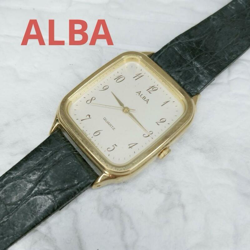ALBA Y136-5A00 時計　ベルト壊れかけ　アルバ