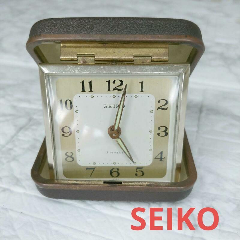 SEIKO 置き時計　手巻き　目覚まし時計　セイコー