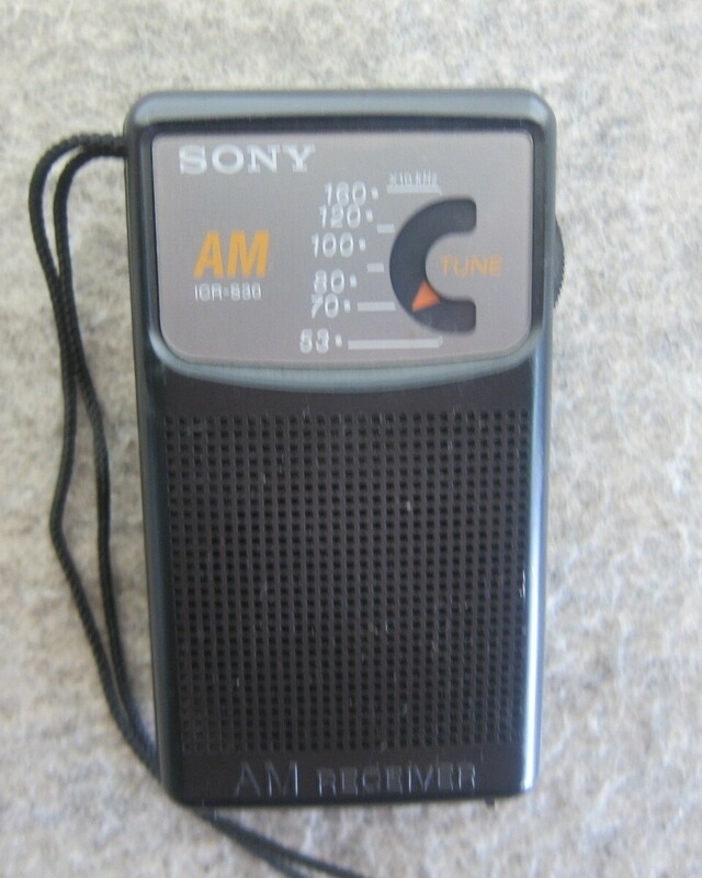 SONY AMコンパクトラジオ ICR-S30 受信確認品 12-26-3