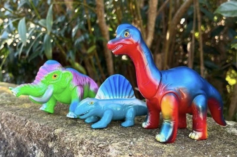 【新品】 shirahamatoy ミドルサイズ恐竜セット シラハマトイ mid size Dino sets 恐竜 ソフビ sofvi 未開封