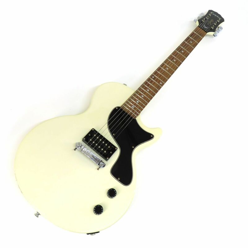 092s☆Epiphone エピフォン Les Paul Junior ホワイト レスポール ジュニア エレキギター ※中古