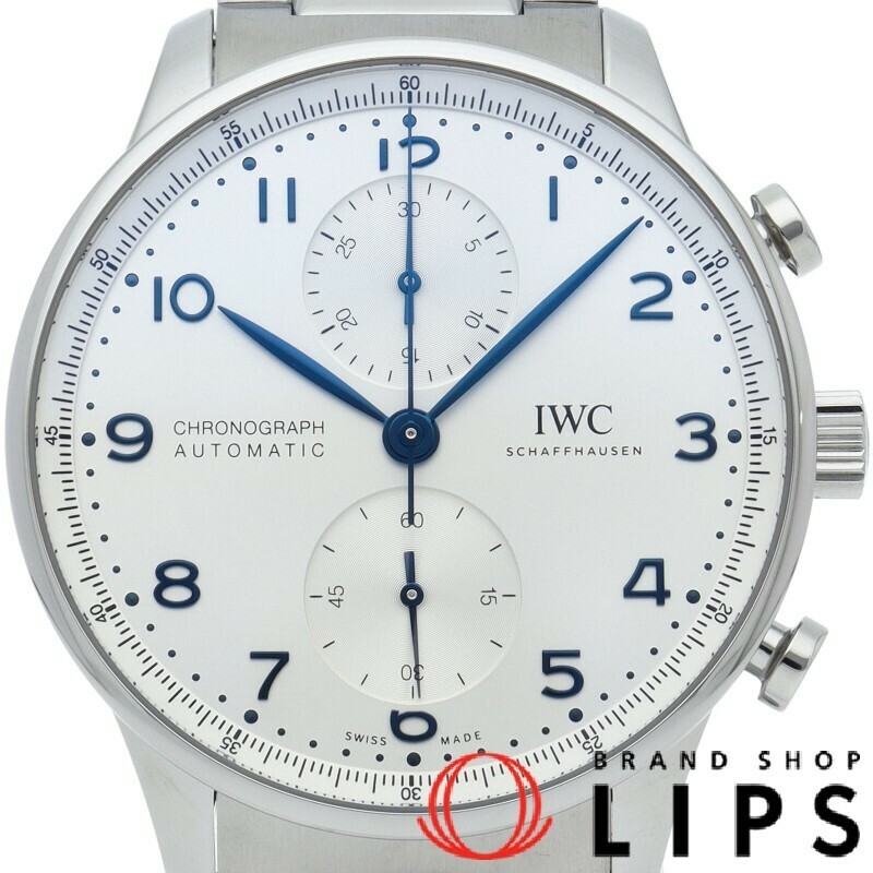 インターナショナルウォッチカンパニー IWC ポルトギーゼ クロノグラフ ウォッチ IW371617 箱 保証書 SS メンズ時計
