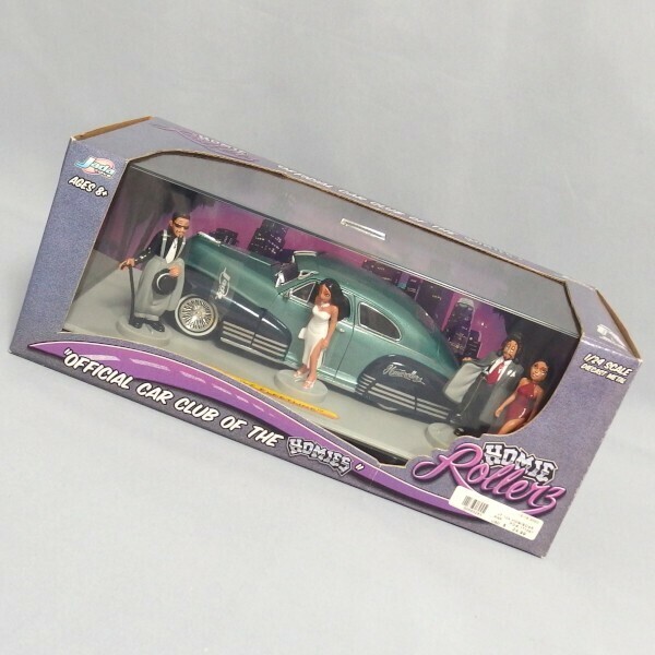 未開封★Jada TOYS HOMIE Rollerz 47' CHEVY FLEETLINE 1/24 OFFICIAL CAR CLUB OF THE HOMIES シボレー フリートライン ホミー★