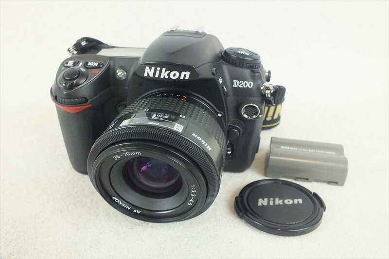 ☆ Nikon ニコン D200 デジタル一眼レフ AF NIKKOR 35-70mm 1:3.3-4.5 中古 現状品 240407R6176