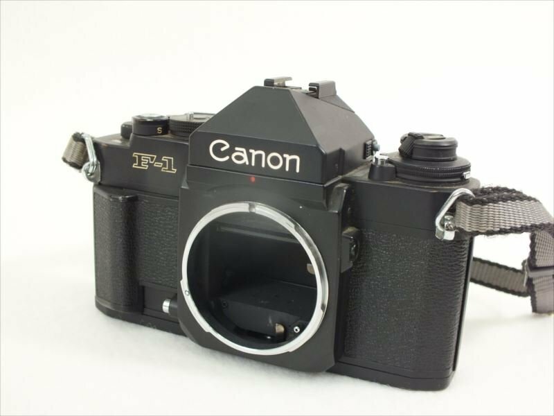♪ Canon キャノン NEW F-1 ブラック フィルム一眼レフ 中古 現状品 240411Y7069
