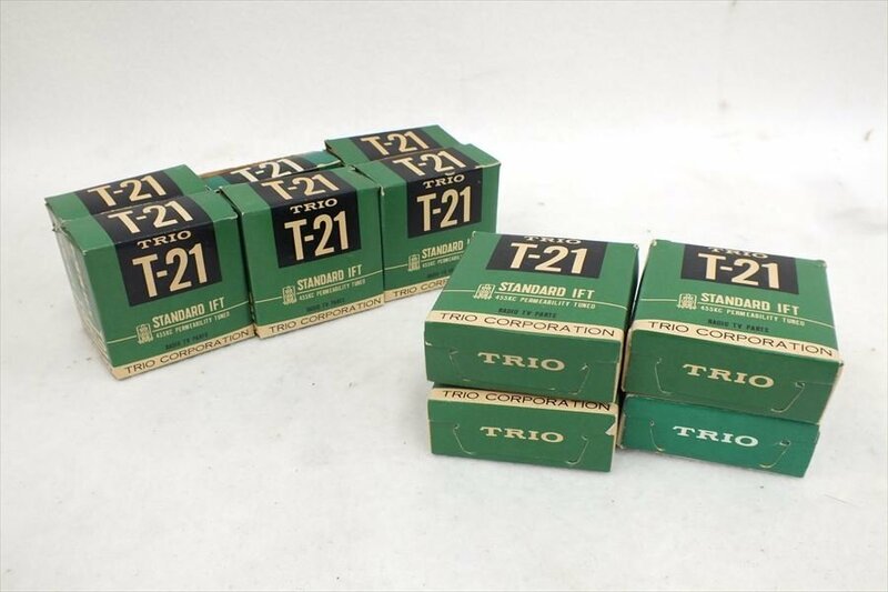 ◆ TRIO トリオ T-21 10個 真空管パーツ 中古 現状品 240409M5482