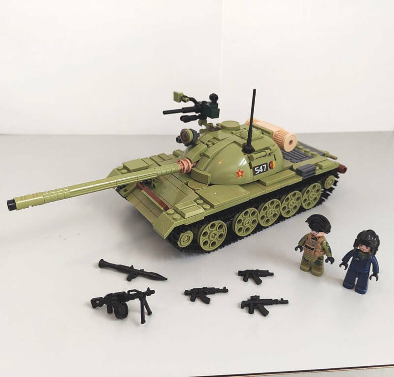 ソ連 T-54 中戦車 レゴ互換品