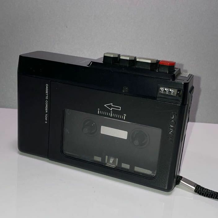 RE411i ジャンク SONY ソニー カセットコーダー TCM-5 昭和レトロ 当時物 部品取りに
