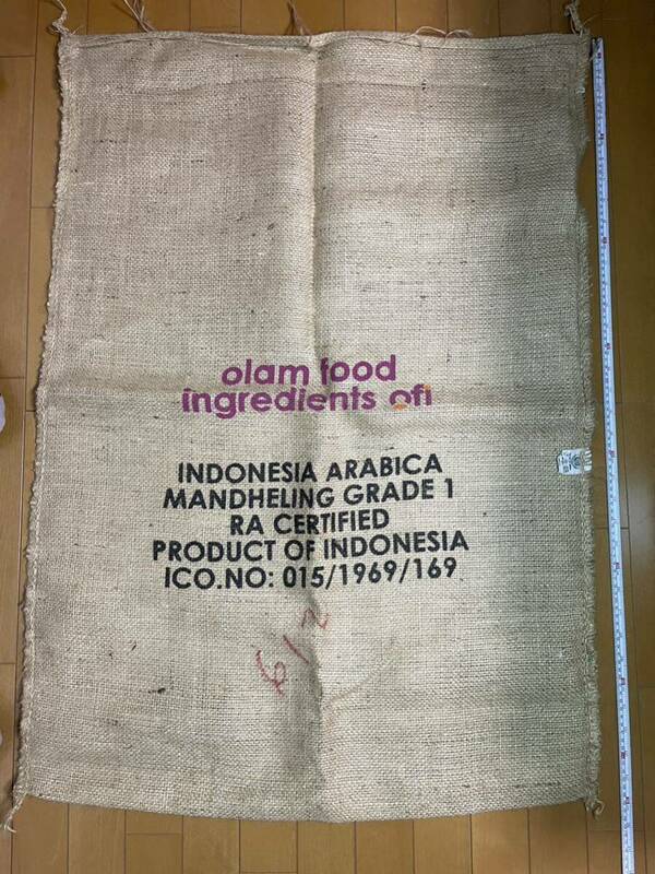 コーヒー豆袋 麻袋 INDONESIA インドネシア