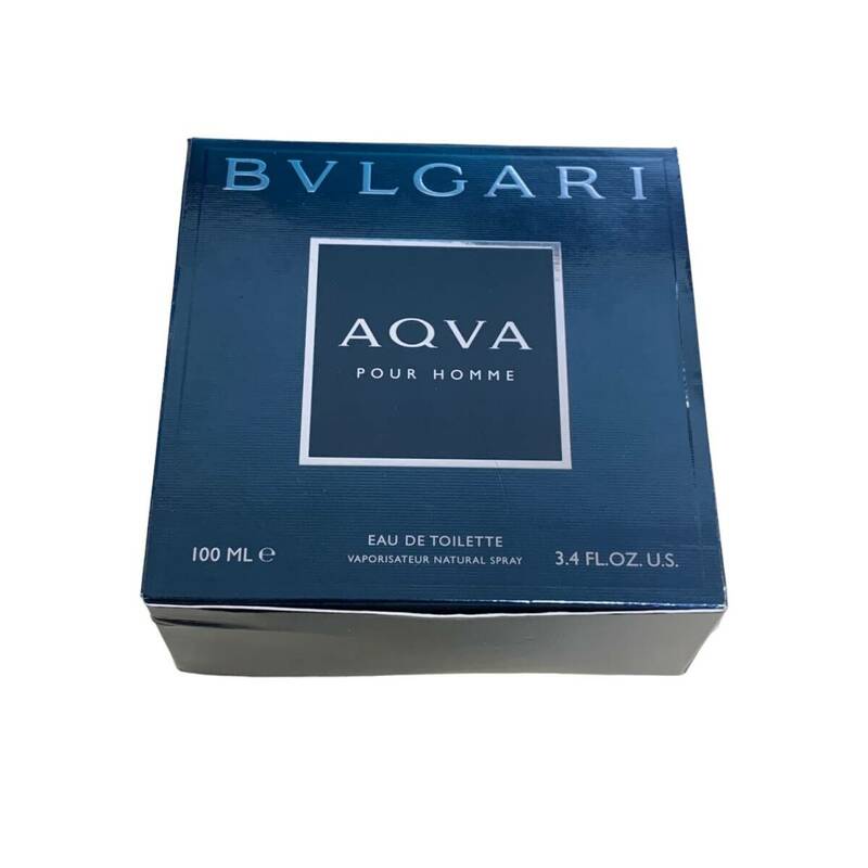 ◆未使用品/外箱潰れ有◆ブルガリ アクア プールオム 100ml 香水 フレグランス AQVA BVLGARI kyX8090NH