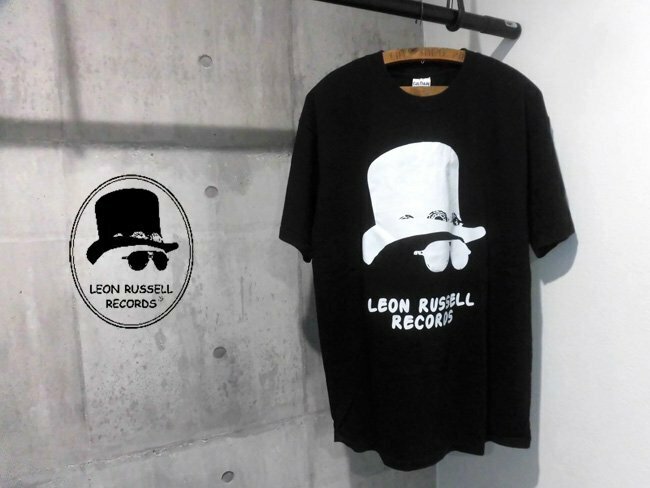 90s～00ｓ LEON RUSSELL RECORDS Tシャツ L 黒 ホンジュラス製 ビンテージ 90年代後期-00年前期 GILDANタグ ヴィンテージ 90's～00's 希少