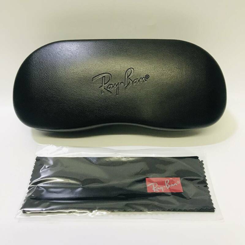 c310 未使用 保管品【RayBan】レイバン サングラスケース 黒 アイウェア 眼鏡 メガネケース メンズ レディース