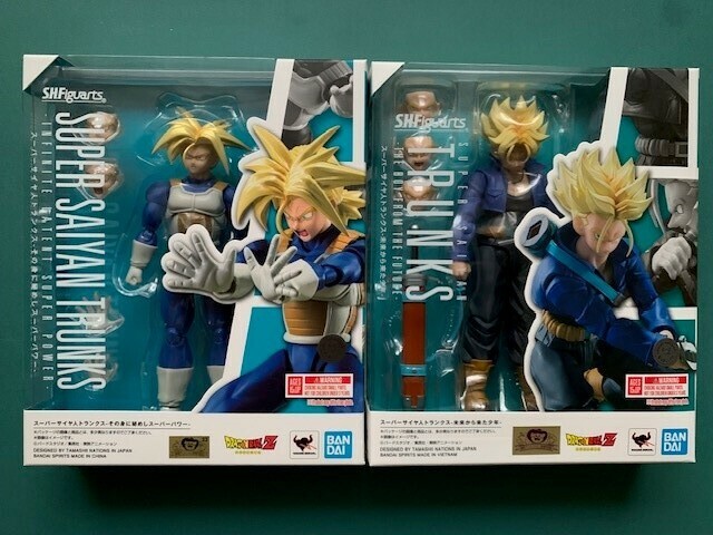 S.H.Figuarts ドラゴンボール 『スーパーサイヤ人　トランクス -その身に秘めしスーパーパワー ＆ 未来から来た少年』 全2種セット