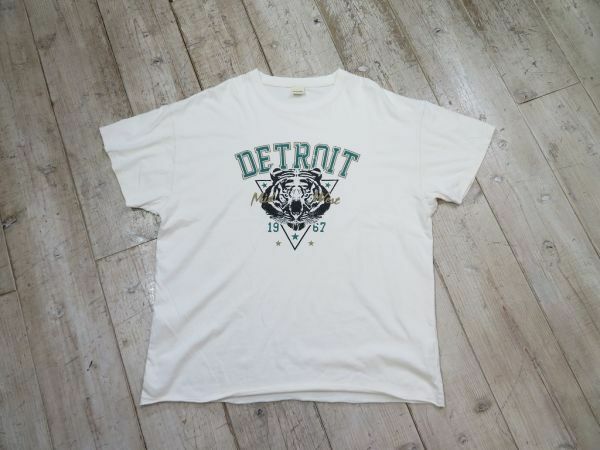 【古着】 DOUBLE NAME/ダブルネーム DETROIT 1967 Tシャツ SIZE:フリー 検索用⇒ 半袖/アメカジ/おしゃれ/かわいい/E0414