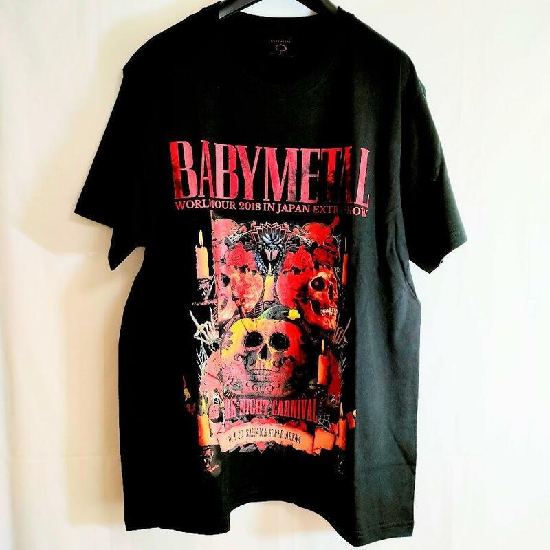 BABYMETAL ベイビーメタル DARK NIGHT CARNIVAL バンドTシャツ L