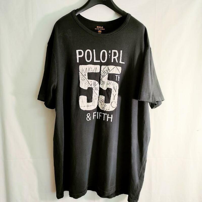 Polo Ralf Lauren ポロ ラルフローレン ブラック 55 Tシャツ 半袖 メンズ XL