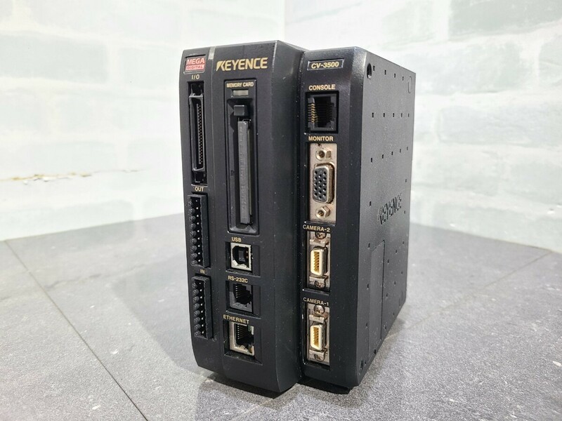 【中古動作品】管1A90 KEYENCE デジタル画像センサ コントローラ CV-3500 