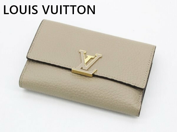[中古]LOUIS VUITTON ルイヴィトン M62159 ポルトフォイユ・カプシーヌ コンパクト 三つ折り財布
