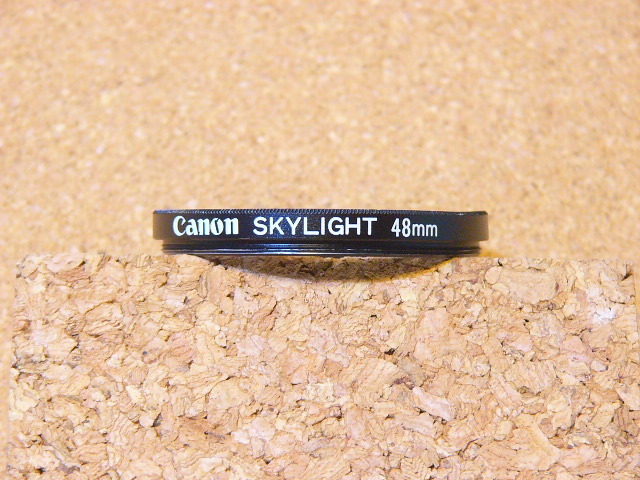 Canon キャノン 純正フィルター SKYLIGHT 48mm (良品) 取付サイズ：48ｍｍ