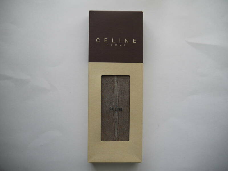 ソックス　CELINE　セリーヌ　サイズ25　メンズ　紳士靴下　未使用　箱付　日本製