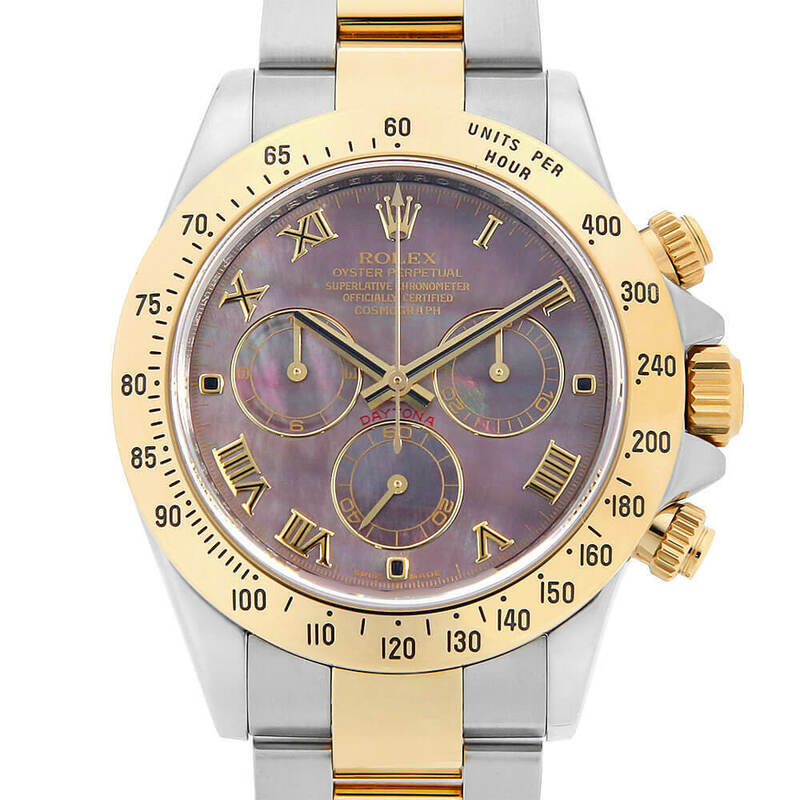 ロレックス デイトナ 116523NR ブラックシェル ローマ Z番 中古 メンズ 腕時計