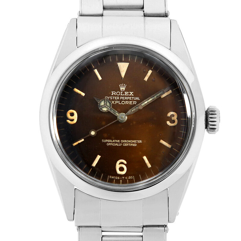 ロレックス エクスプローラー cal.1560　 1016 ブラウン トロピカル 11番 アンティーク メンズ 腕時計