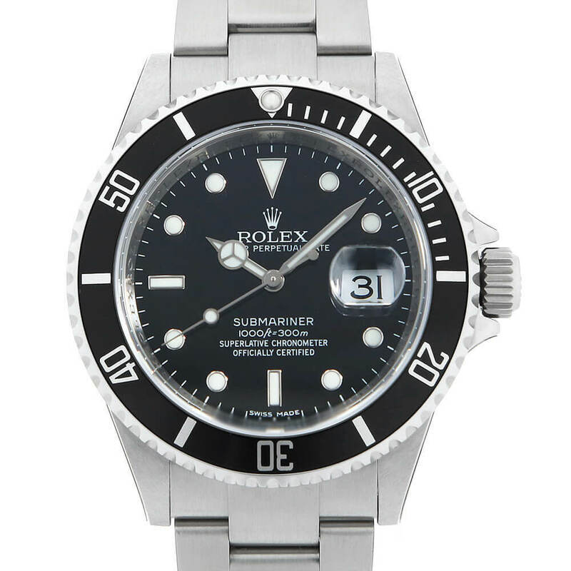 ロレックス サブマリーナ デイト 16610 ブラック M番 未使用 メンズ 腕時計