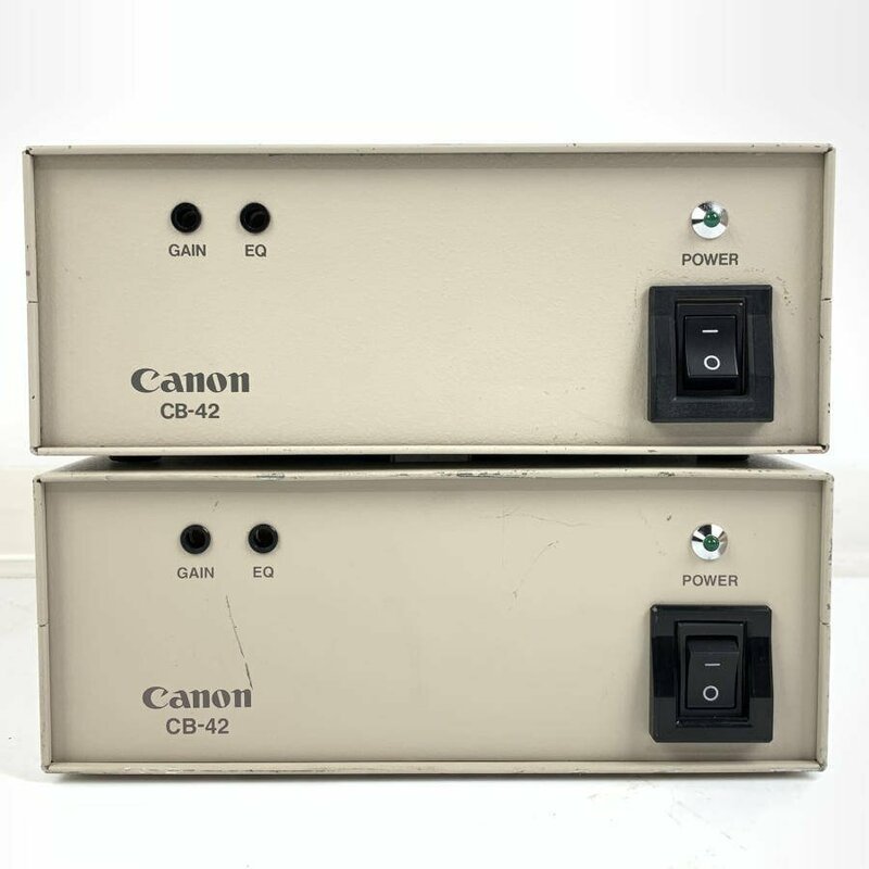 Canon キヤノン CB-42 中継ボックス 2台セット●簡易検査品【TB】
