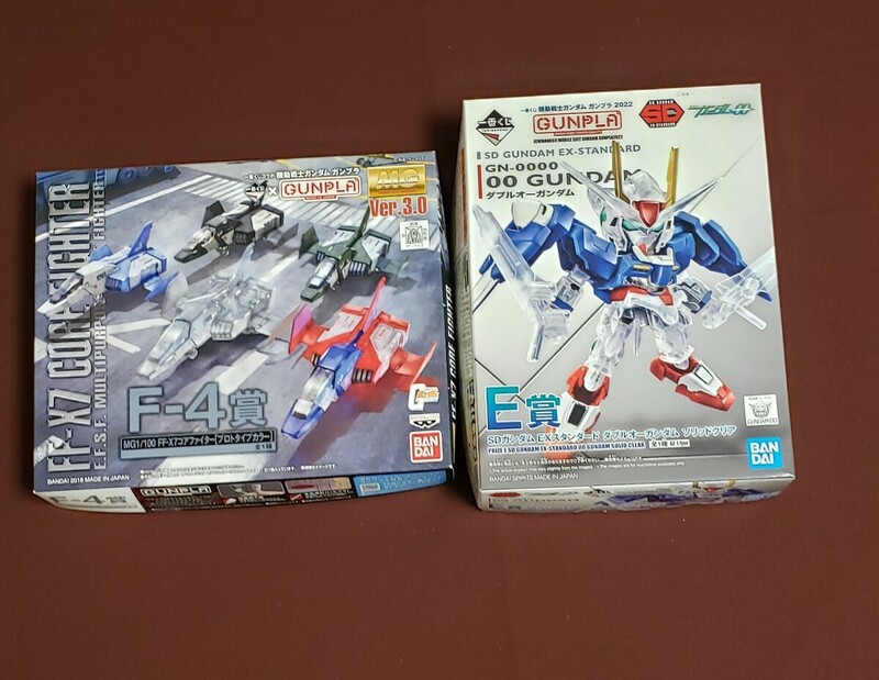 ガンプラ セット ダブルオーガンダム コアファイター プロトタイプカラー MG くじ ガンダム プラモ SD ソリッドクリア