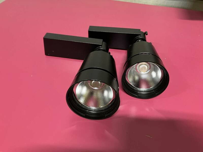 【LEDスポット】 大光電機　2台セット　電球色　配線ダクト　スポットライト