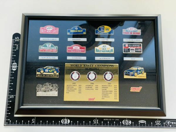 美品　SUBARU　WRC　1995　1996　1997　　ピンバッジ　　STIピンズコレクション