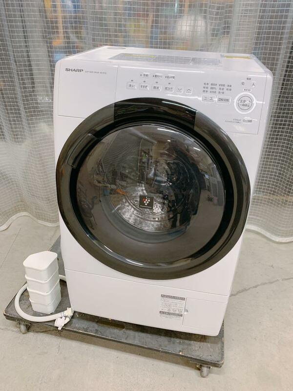 中古 SHARP シャープ ドラム式洗濯乾燥機 2022年製 ES-S7G-WR ドラム式 洗濯機 引取歓迎 茨城県常陸大宮市 0627か4 K 家C