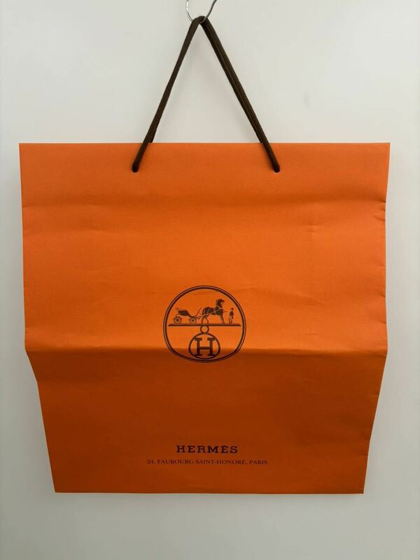エルメス HERMES 紙袋 ショッパー ショップ袋 ブランド紙袋 43cm 47cm 17cm 大きめ バッグ